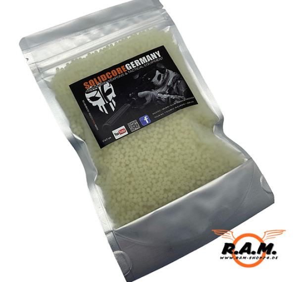 SOLIDCORE COMPETITION GLOW IN THE DARK TRACER BB'S 7-8mm **HARDCORE**
