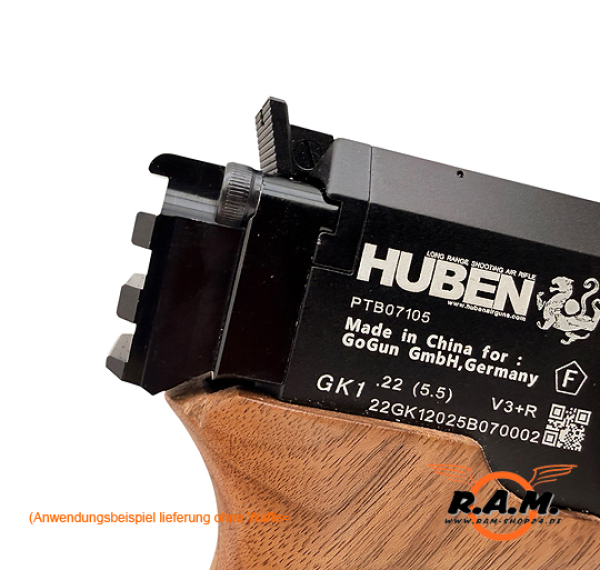 SOLIDCORE Huben GK1 Schaftadapter / Stockadapter / Mount - Picatinny / 21mm ALU7075