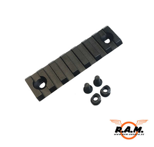 Solidcore Skeleton Keymod 21mm Schiene lang, schwarz