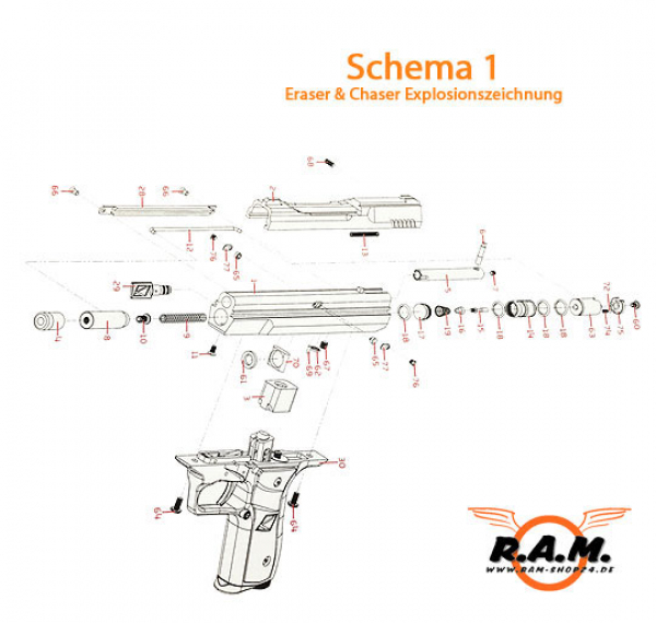 Kingman Eraser / Chaser Ersatzteil Nr. KTP0014 Valve Body