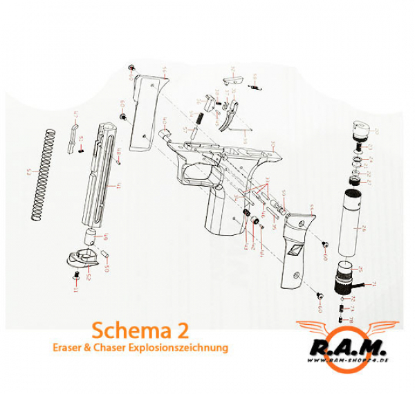 Kingman Eraser / Chaser Ersatzteil Nr. KTP0014 Valve Body