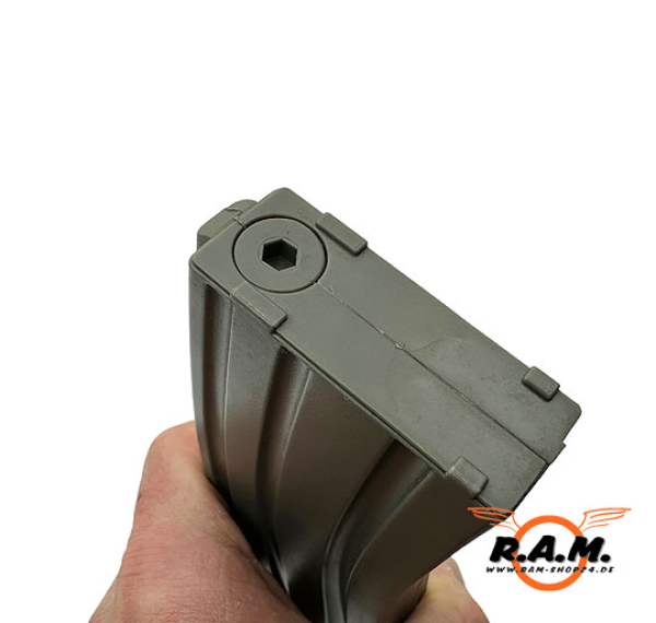 Ares Magazin M4 Midcap 140rds, grau