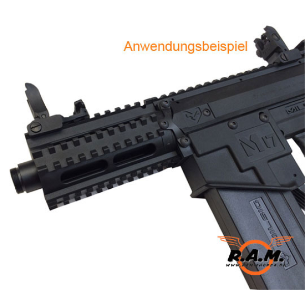 SOLIDCORE M17 Straight Rifled 6" Barrel, Black