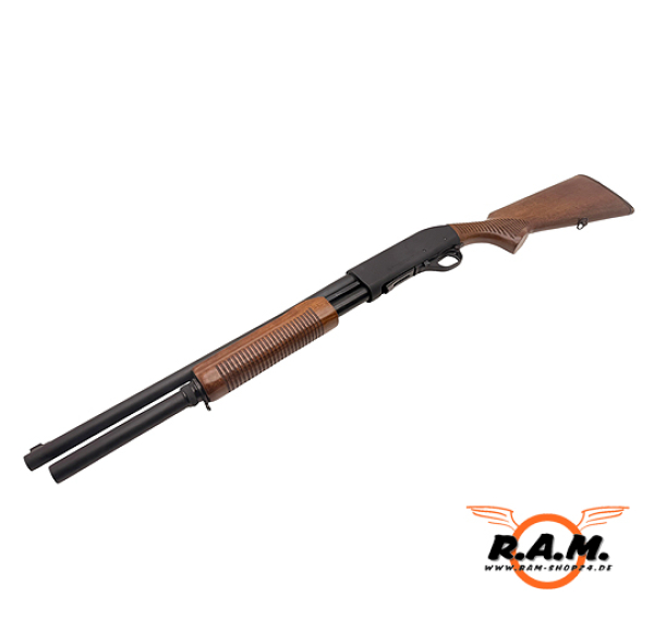 STEEL DEFENDER .68 CO2 Paintball & Heimverteidigung – Pump-Action Schrotflinte 7 Schuss "High Grip"