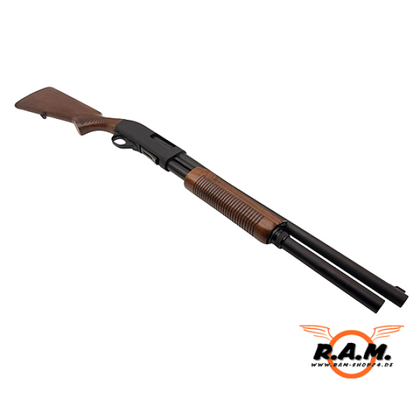 STEEL DEFENDER .68 CO2 Paintball & Heimverteidigung – Pump-Action Schrotflinte 7 Schuss "High Grip"