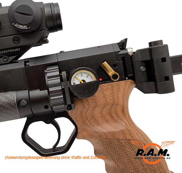 Abdeckkappe Manometer Huben GK1 – schwarz flexibel | HARDCORE ASSAULT