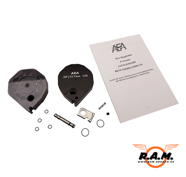 AEA Megalodon MK2 F-Serie PCP-Luftgewehr MEGASET Kaliber .50 (Neuste Version 2026)