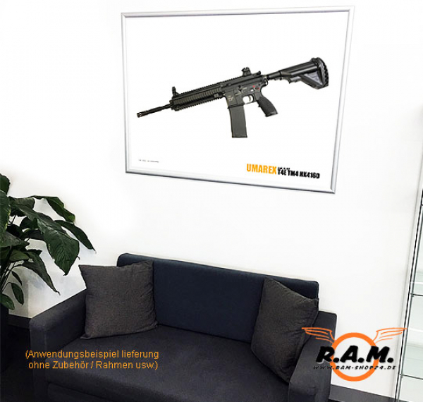 Plakat / Poster DIN A0 ca. 120 cm x 85 cm Umarex HK416 0.43