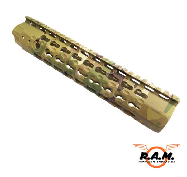 Evolution Tech 10" Key Mod RIS System Multicam