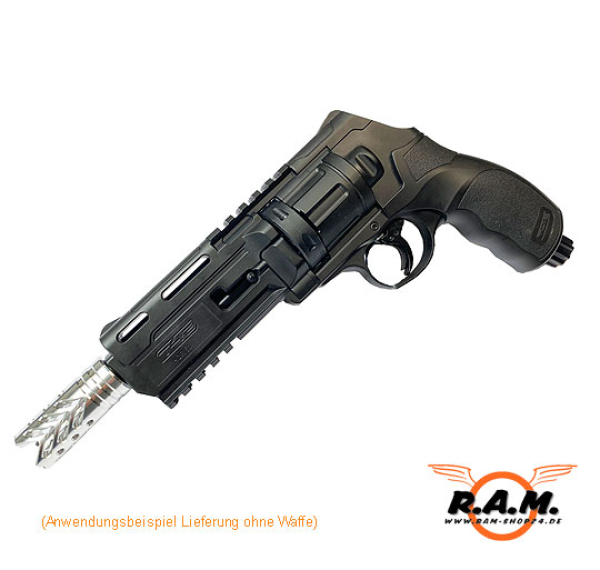 HDR50 / HDP50 Mündungsfeuerbremse SC50MB mit Glasbreaker silber