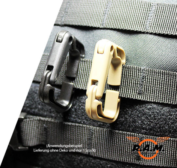SLING & CARRY MOLLE Haken von SOLIDCORE schwarz