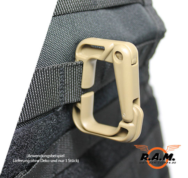 SLING & CARRY MOLLE Haken von SOLIDCORE schwarz