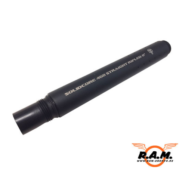 SOLIDCORE 468 Straight Rifled 8" Barrel, Black