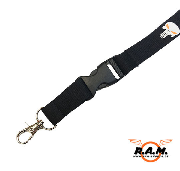SOLIDCORE SUPPORTER LANYARD Schlüsselband Punisher **NEU**