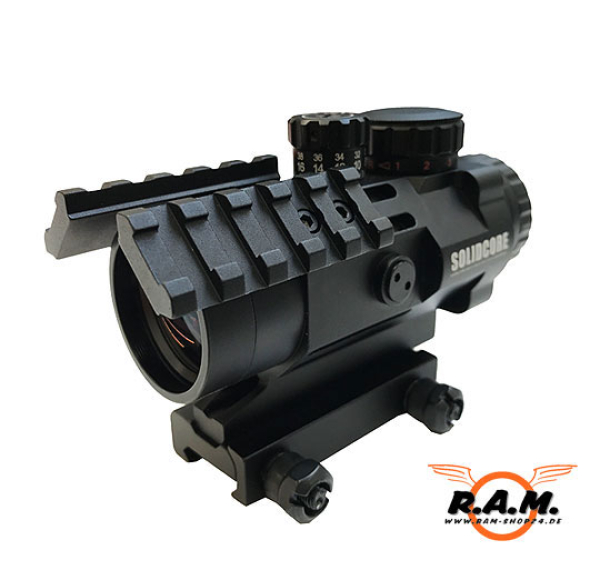 SOLIDCORE RHINO COMBAT SIGHT 2.5x32IR Pro CQB HARDCORE