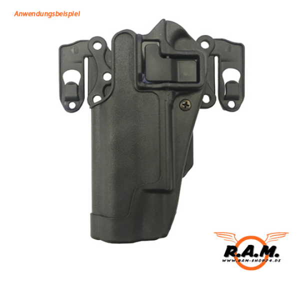 Universal Holster Molle Plattform, schwarz