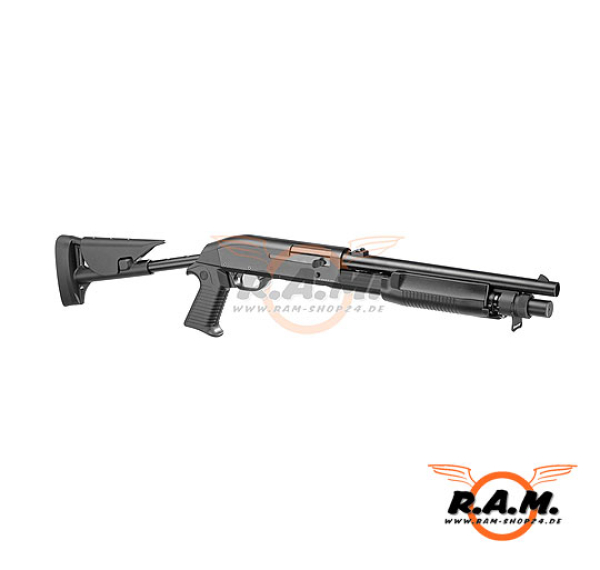 Cyma CM363 3-Shot Shotgun Metal Version, Black