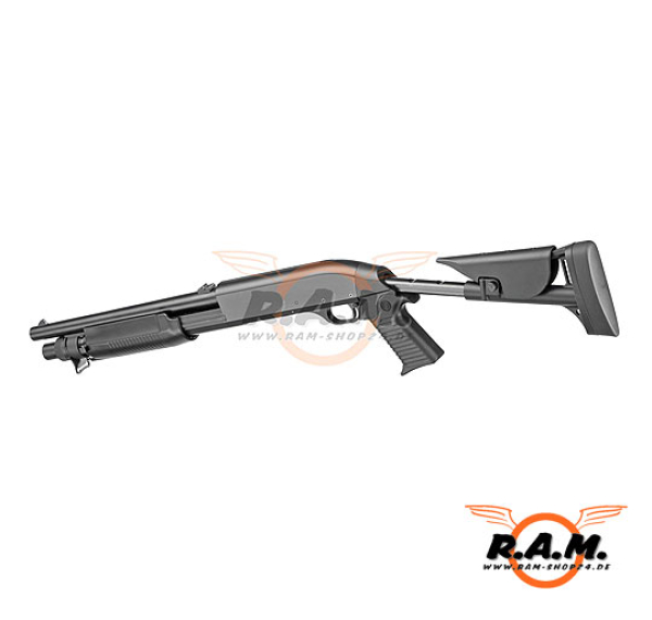 Cyma CM363 3-Shot Shotgun Metal Version, Black
