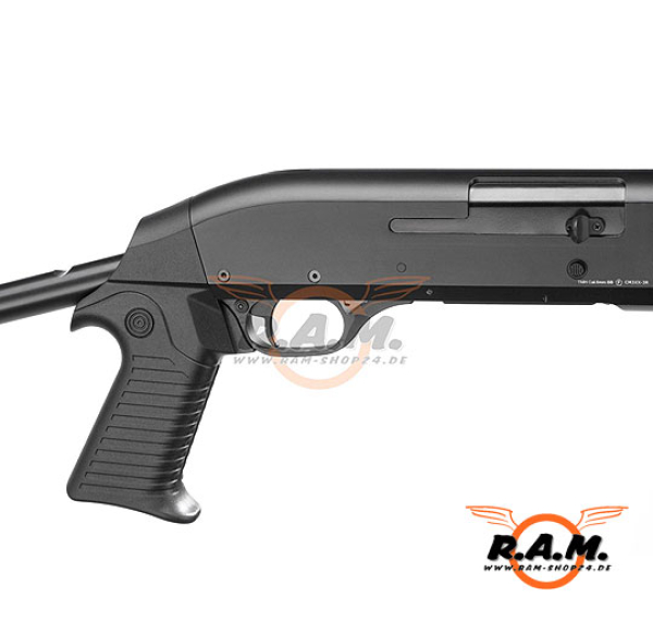 Cyma CM363 3-Shot Shotgun Metal Version, Black