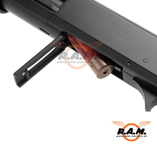 Cyma CM363 3-Shot Shotgun Metal Version, Black