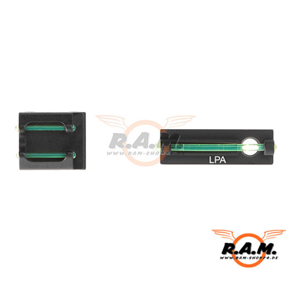 LPA Fiber Optic Sights Set für 6-8mm Shotgun Ribs BSS18