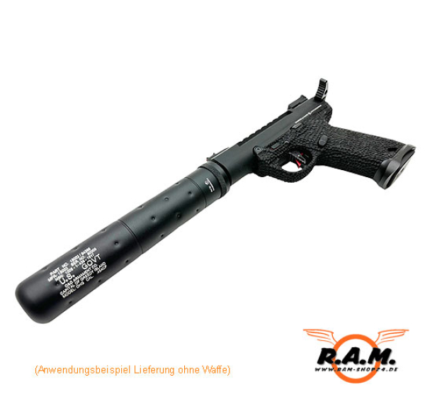 F-Schalldämpfer cal. 6mm & 0.43 SOCOM MK23