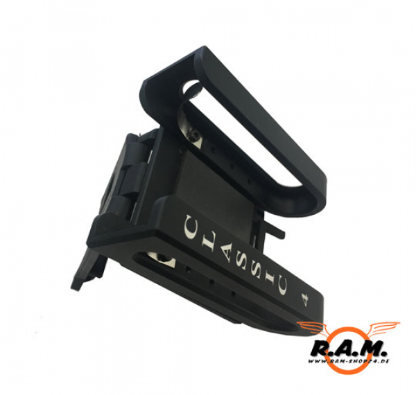 Patronenhalter für 4 Hülsen, schwarz **NEU**