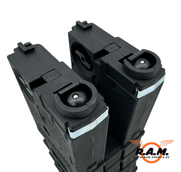 2er Pack Ersatzmagazine TMC in schwarz cal. 0.50