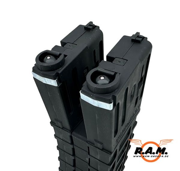 2er Pack Ersatzmagazine TMC in schwarz cal. 0.50
