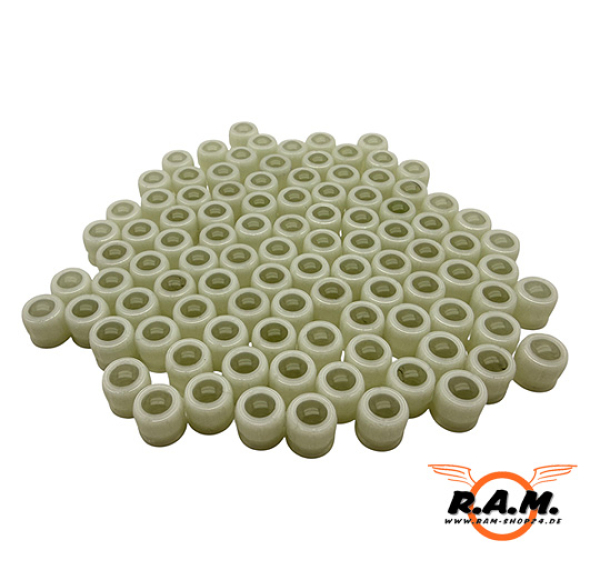 SOLIDCORE TPU Glaskern Leucht Geschosse cal .50 – 100 Stück – UV Aktiv – für HDR50, Megalodon, usw.