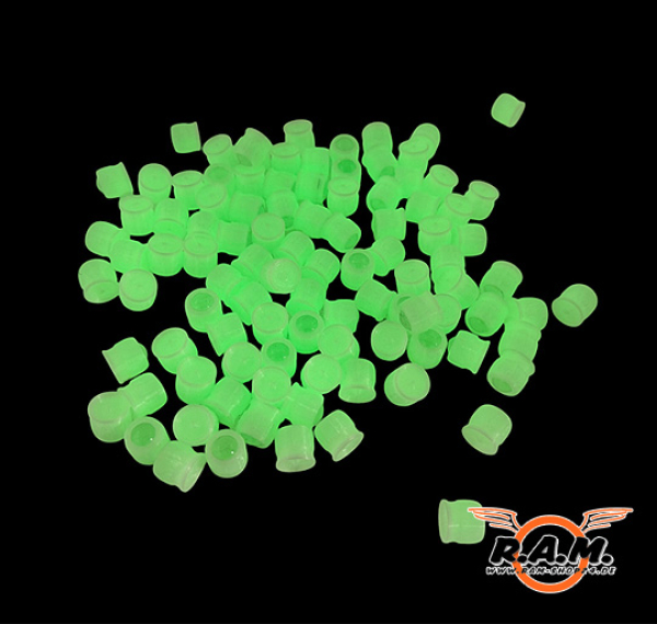 SOLIDCORE TPU Glaskern Leucht Geschosse cal .50 – 100 Stück – UV Aktiv – für HDR50, Megalodon, usw.