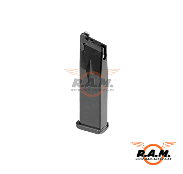 Ersatzmagazin KJ WORKS Softair Hi-Capa 5.1 GBB, 28 Schuss