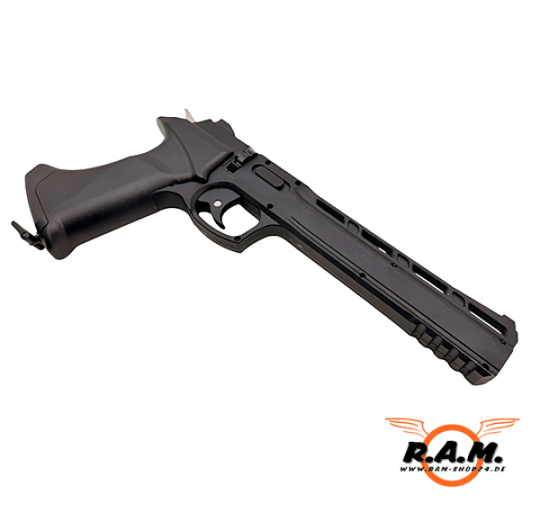 airmaX® Druckluftpistole CO2 CP400 Gen. 2 LP Schwarz 4,5mm, Non BlowBack