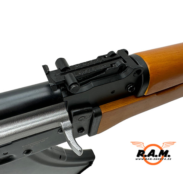 Kalashnikov AK47 Echtholzschaft cal. 4,5mm - Druckluft CO2