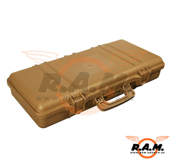 Gewehrkoffer 68.5 cm Hartschalenkoffer, Deluxe,  Desert