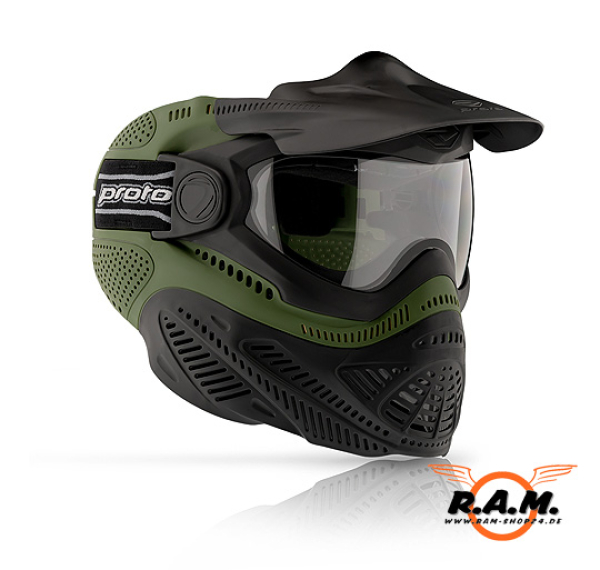 Thermal Paintballmaske DYE Proto FS, Olive
