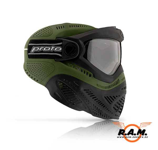 Thermal Paintballmaske DYE Proto FS, Olive