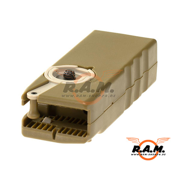 ODIN M12 Sidewinder Speedloader, Dark Earth