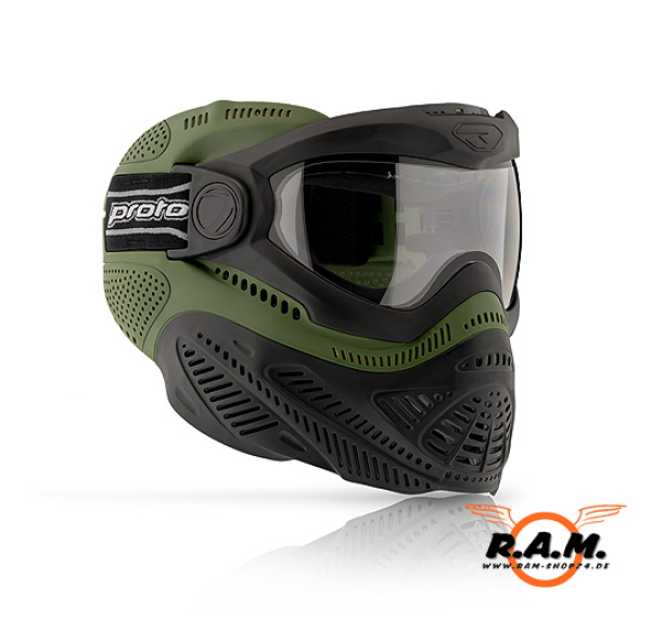 Thermal Paintballmaske DYE Proto FS, Olive
