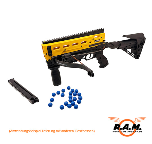 Steambow AR-Series B08 Tactical Kugelarmbrust cal. .68 – 8-Schuss Magazin