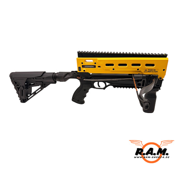 Steambow AR-Series B08 Tactical Kugelarmbrust cal. .68 – 8-Schuss Magazin