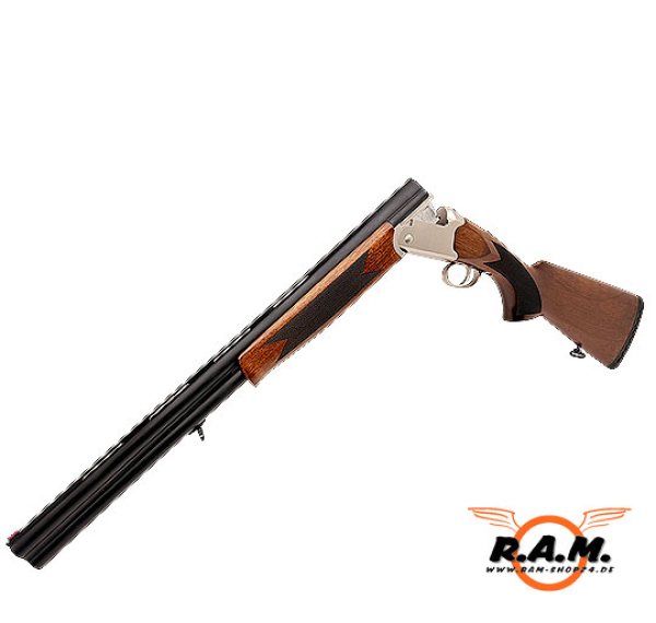 STEEL HUNTER Bockdoppelflinte – "Edelstahl (Silber) Ausführung" cal. 0.68