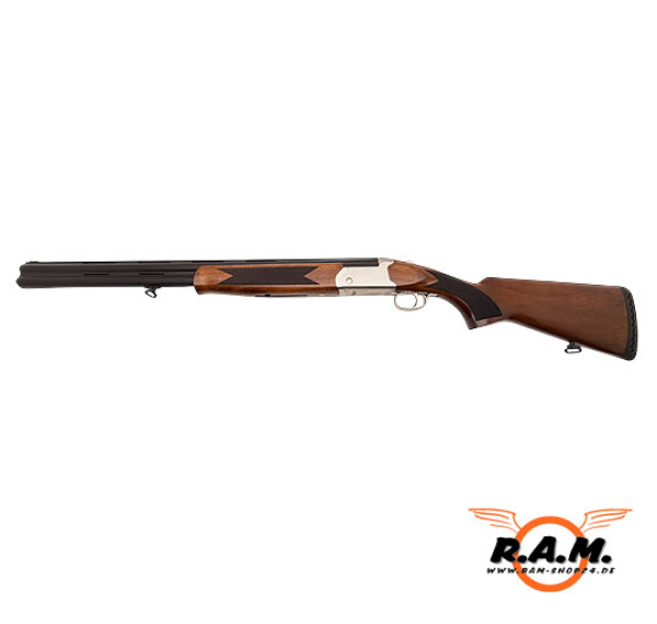 STEEL HUNTER Bockdoppelflinte – "Edelstahl (Silber) Ausführung" cal. 0.68