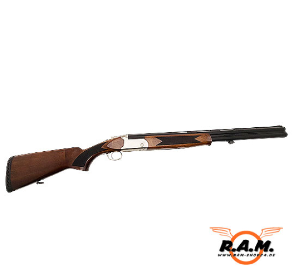 STEEL HUNTER Bockdoppelflinte – "Edelstahl (Silber) Ausführung" cal. 0.68
