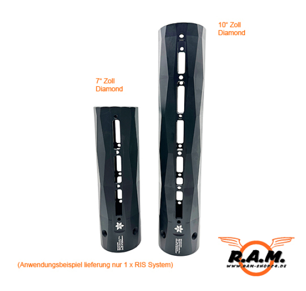 SOLIDCORE SlipON Monolith Pro 10" Diamond RIS Handguard Vollmetall (ALU)