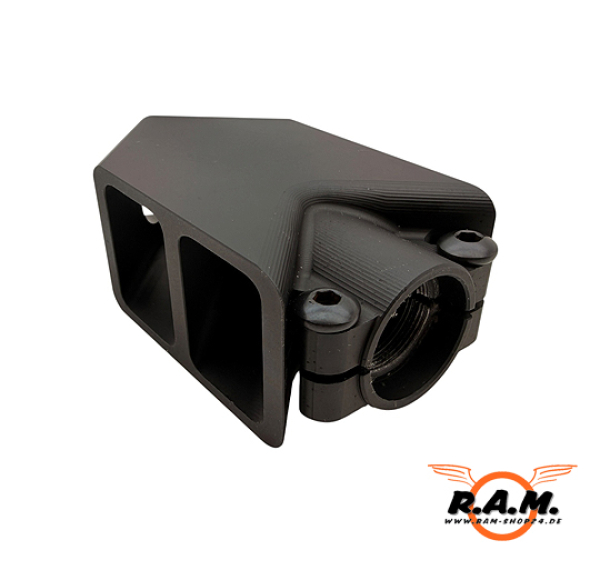 M82 Style Muzzle Brake aus Metall – M22x1 für MagFed & Paintball .68 Cal (MILSIG)