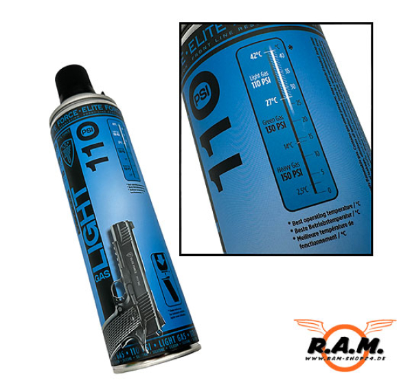 Umarex Elite Force Light Gas mit Silikon 110 PSI