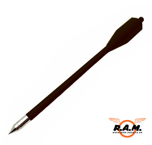 12 Bolzen / Pfeile für Armbrust Pistole 6.5 Zoll schwarz
