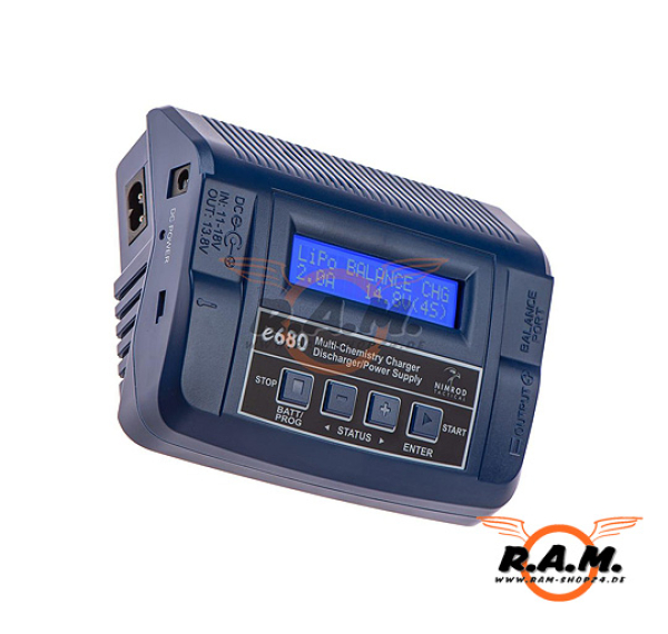 Nimrod e680 Multi-Chemistry Charger / Ladegerät