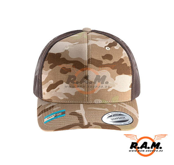 Retro Trucker Cap One Size, Multicam Arid